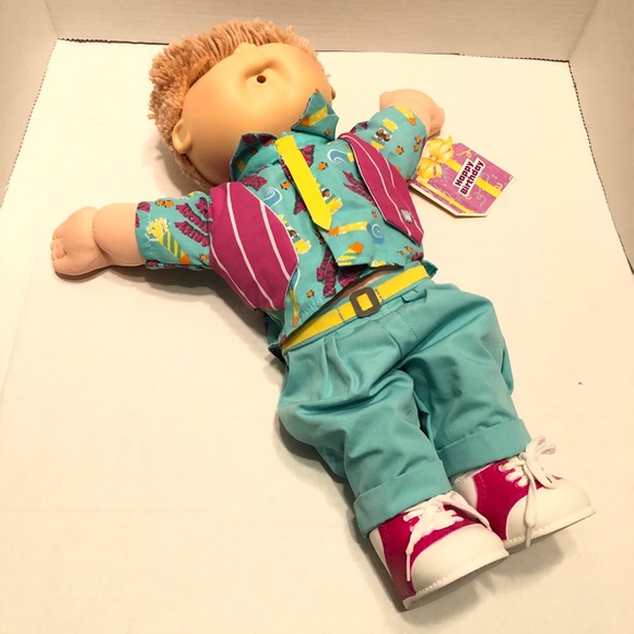VTG 1990 CABBAGE PATCH KIDS Happy BIRTHDAY CPK